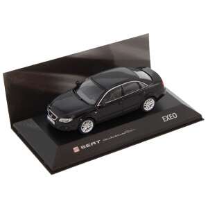 Seat Exeo Sedan Magic Black Dealer packaging modell autó 1:43 86990732 Modell, makett