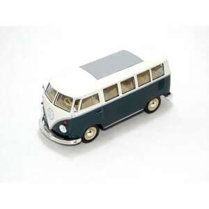 1962 Volkswagen Classical bus zöld/fehér modell autó 1:24 61898468 Welly Modellek, makettek