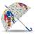 Sonic the Hedgehog Kinderregenschirm, transparent, automatisch, 70cm