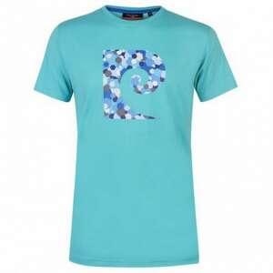 Pierre Cardin férfi türkiz póló nagy logóval - Pierre Cardin