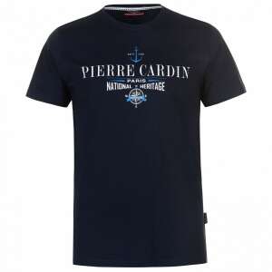 Pierre Cardin férfi póló, National Heritage Navigation, sötétkék-fehér - Pierre Cardin