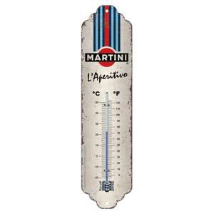 Martini L'Aperitivo fém hőmérő, retro design, falra szerelhető, Celsius és Fahrenheit skálával, Nostalgic Art márka - Szobahőmérő