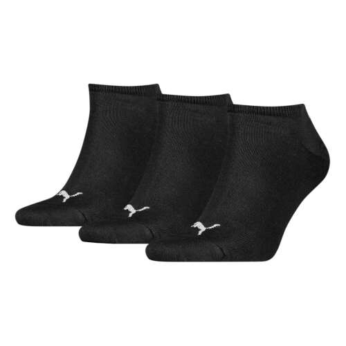 Puma 3 pár fekete unisex sneaker zokni - Puma