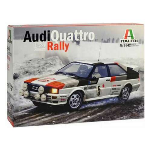 Italeri Audi Quattro Rally Monte-Carlo 1981 1:24 scale model kit box