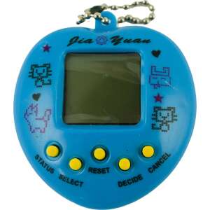 Blue Tamagotchi interactive electronic game, 49 games, heart shaped, 5 years+ - Gaming