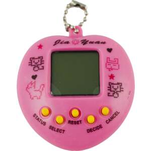 Tamagotchi interaktív elektronikus játék, 49 játék, szív alakú, 5 év+, rózsaszín