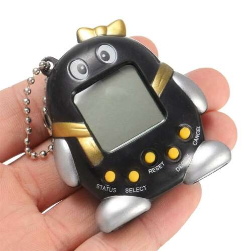 Tamagotchi Interactive Electronic Game, 168 Games, Pet Model, 6+ Years, Black 61908020