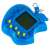 Blue apple shaped Tamagotchi interactive electronic game with 49 games, for kids 6 years and older