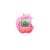 Pink apple shaped Tamagotchi interactive electronic game with 49 games