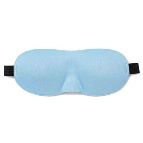 Kék 3D alvómaszk, lélegző, kényelmes, fényzáró, unisex, univerzális méret