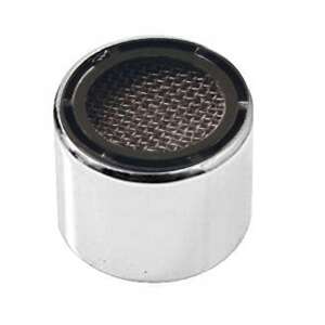 Chrome water saving aerator for faucet, 50% water saving, external thread - Faucet Filter
