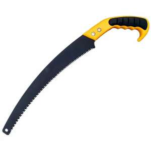 Garden hand saw with 350mm blade, yellow handle - Hand Saw