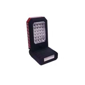 27 LED work lamp with folding hook and magnet, black and red, 15.5 x 5.5 x 2.3 cm - Work Lamp