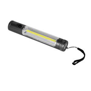 LED work light, 3.2 x 19 cm, magnet, gray, with strap - Work Lamp