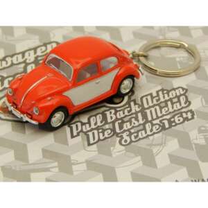 1967 Classical Volkswagen Beetle 1:64 piros kulcstartó 61910436 