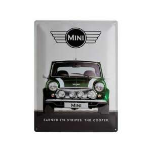 MINI Cooper fém tábla, 30 x 40 cm, vintage autó design, Nostalgic Art - Nostalgic-Art