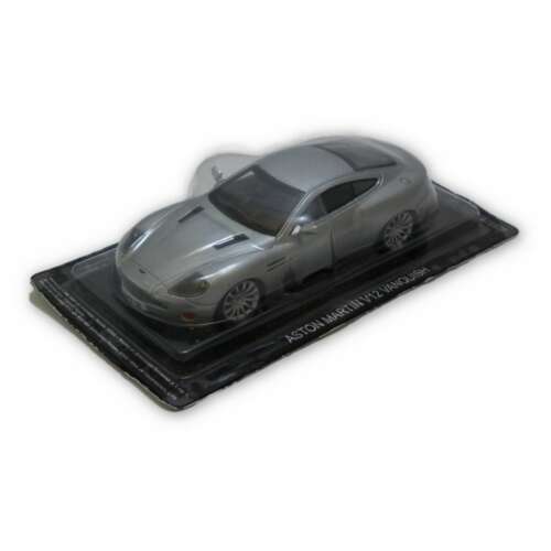 Aston Martin V12 Vanquish 1:43 méretarányú modell autó, ezüst - Modell és makett