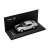 Elülső nézet a 2009 Dodge Challenger SRT8 ezüst 1:43 méretarányú modell autóra a Premium X-től