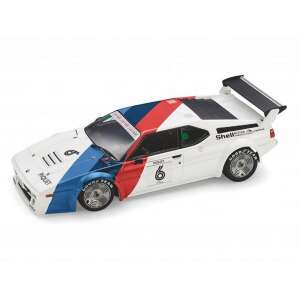 BMW M1 Procar #6 fehér modell autó 1:18 méretarányban, Minichamps, oldalnézet - Modell, makett