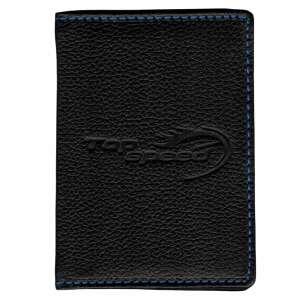 Top Speed fekete és kék bőr jogosítvány és forgalmi engedély tartó - Öltözködés kiegészítő