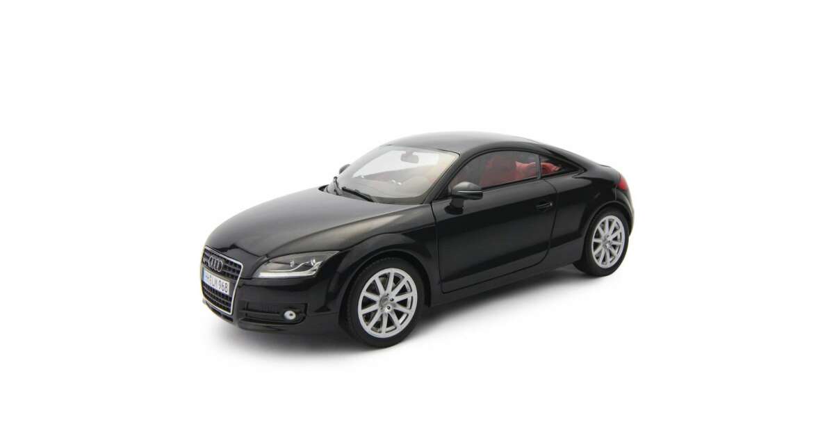 Audi TT Coupe phantom black modell autó 1:18 | Pepita.hu