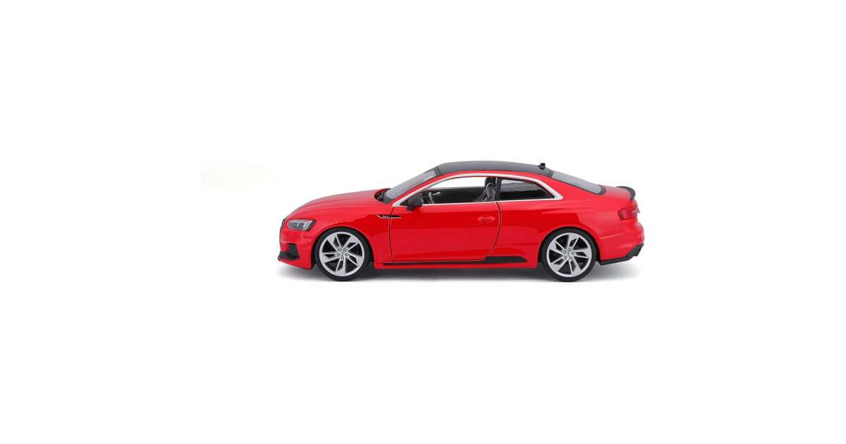 Audi RS 5 Coupé 2019 piros modell autó 1:24 | Pepita.hu