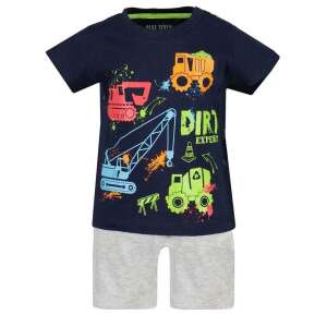 Blue Seven Komplet polo i szortów z kolekcji maszyn 9-12 m-c (74 cm)
