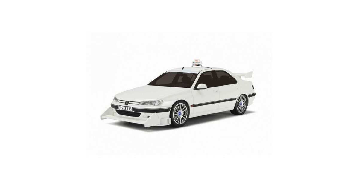 Peugeot 406 taxi fehér modell autó 1:18 | Pepita.hu