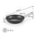 CHALET frying pan with wooden handle, 20 cm diameter, dimensions