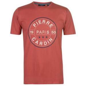Pierre Cardin férfi póló, piros, fehér és kék logóval - Pierre Cardin