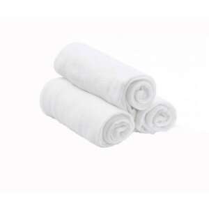 3 darabos BabyBruin tetra pelenka anyagú nyálkendő, 35x35 cm, fehér - Textil pelenka