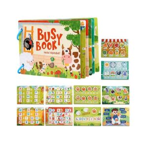 Busy Book - Csináld magad fejlesztő könyv - A farm, az ábécé