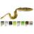 Rapture Mad Worm 10cm horgászcsali, chartreuse ghost szín, 10 db-os csomag