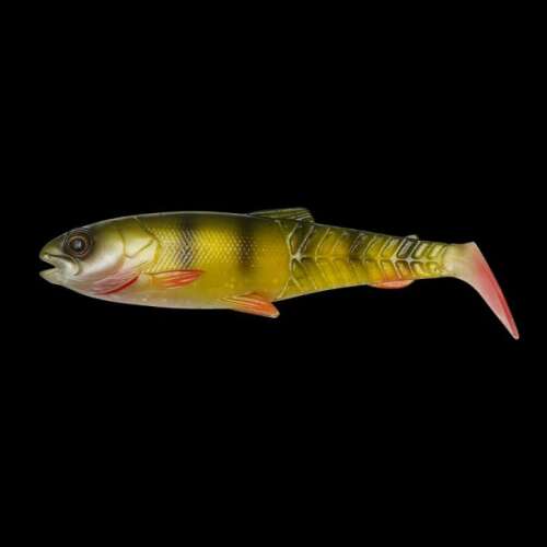 Savage Craft Cannibal Paddletail 6,5cm 4g sügér csalik, realisztikus sügér design - Gumicsali és twister