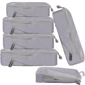 Quasar &Co.®, Travel Storage Set, 6 pieces, Grey 134559688 - Luggage Accessory