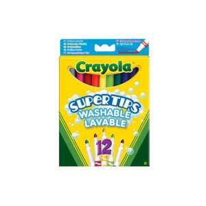Crayola Super Tips umývateľné fixky, 12 kusov - Fixky