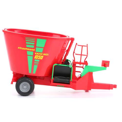 STRAUTMANN mixer de furaje - Bruder jucărie, roșu și verde, vedere laterală