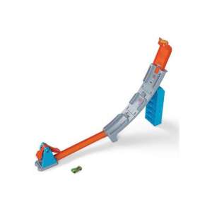 Set de pistă Hot Wheels Hill Climb Champion, asamblat, include o mașină - Hot Wheels Autostradă și garaj de parcare