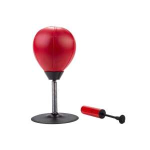 Sac de box roșu pentru birou, jucărie de birou pentru ameliorarea stresului, sac de box gonflabil, sac de box pentru birou - Saci de box și mănuși de box