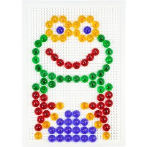 LENA Mosaic Transparent Dot Creative Set 15mm 120pcs 111741388 - Creative Toy