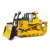 Bruder CAT large crawler bulldozer toy, yellow, 1:16 scale