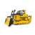 Bruder CAT large crawler bulldozer toy with construction worker figure, yellow, 1:16 scale