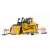 Bruder CAT large crawler bulldozer toy with construction workers and accessories, yellow, 1:16 scale