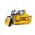 Bruder CAT large crawler bulldozer toy, yellow, 1:16 scale