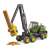 John Deere 1270G forestry machine with log, Bruder 2135 toy