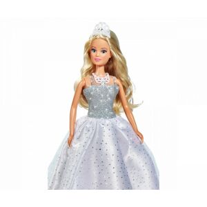 Steffi Love Puppe in einem weißen, glitzernden Kleid - Simba Toys Baba