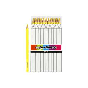 Colortime 12-teiliges Jumbo Gelb Buntstift Set für Kinder - Schreibwaren