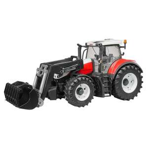 Tractor Steyr 6300 Terrus CVT cu încărcător frontal, jucărie la scară 1:16 - Mașină de lucru pentru copii