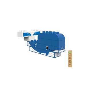 BiOBUDDi Arctic Balenă și Focă 2 în 1 Set de Construcție, 12 piese, vârste 1,5-6 ani - Jocuri de constructie - Lego