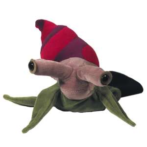 Red and purple snail puppet, hand puppet for kids, puppet show, storytelling - Puppet Toy